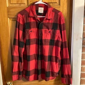 American Eagle buffalo plaid flannel shirt